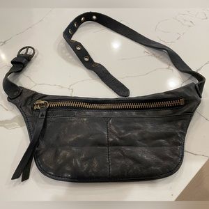 All Saints Leather Fanny Pack / Hip Bag